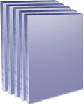 Binditek 500 Pack 8 Mil PVC Plastic Binding Covers, 8.5 x 11 Inches, Letter Size, Square Corners, Un-Punched, Office School Supplies