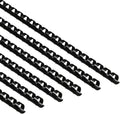 Yunsailing 150 Pack Plastic Binding Combs Plastic Binder Comb Ring 19 Ring Binding Spines Letter Size Spiral coils for Notebook Calendar(3/8 in,Black)