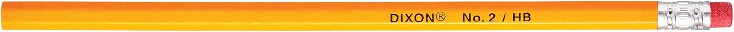 Dixon No. 2 Yellow Pencils, Wood-Cased, Black Core, #2 HB Soft, Boxed (14412) (1 Pallet of 600 Packs, 86,400 Count Total)