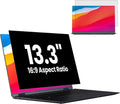 Upgraded HD Computer Privacy Screen 32 inch, Monitor Privacy Screen for 16:9 Widescreen Removable Anti Glare Computer Shield Cover and Blue Light UV-Blocking Filter