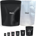 100 Pack Mylar Bags, 4 x 6 inchs Premium Smell Proof Bags with Double-sided Matte Design ，Resealable Food Storage Aluminum Foil Stand-up Packaging Bags. (7 Grams or 1/4 Onces)