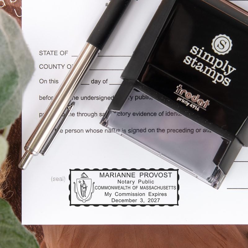 Nevada Rectangular Notary Stamp | Official State Notary Stamp | Official Seals | Meets State Specifications (Nevada, Rectangular Stamp)