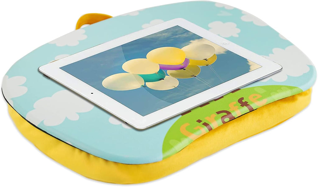 Pets Lap Desk - Lapdesk Fits up to 11.6 Inch laptops - Drawing Table and Craft Desk (1-Giraffe)