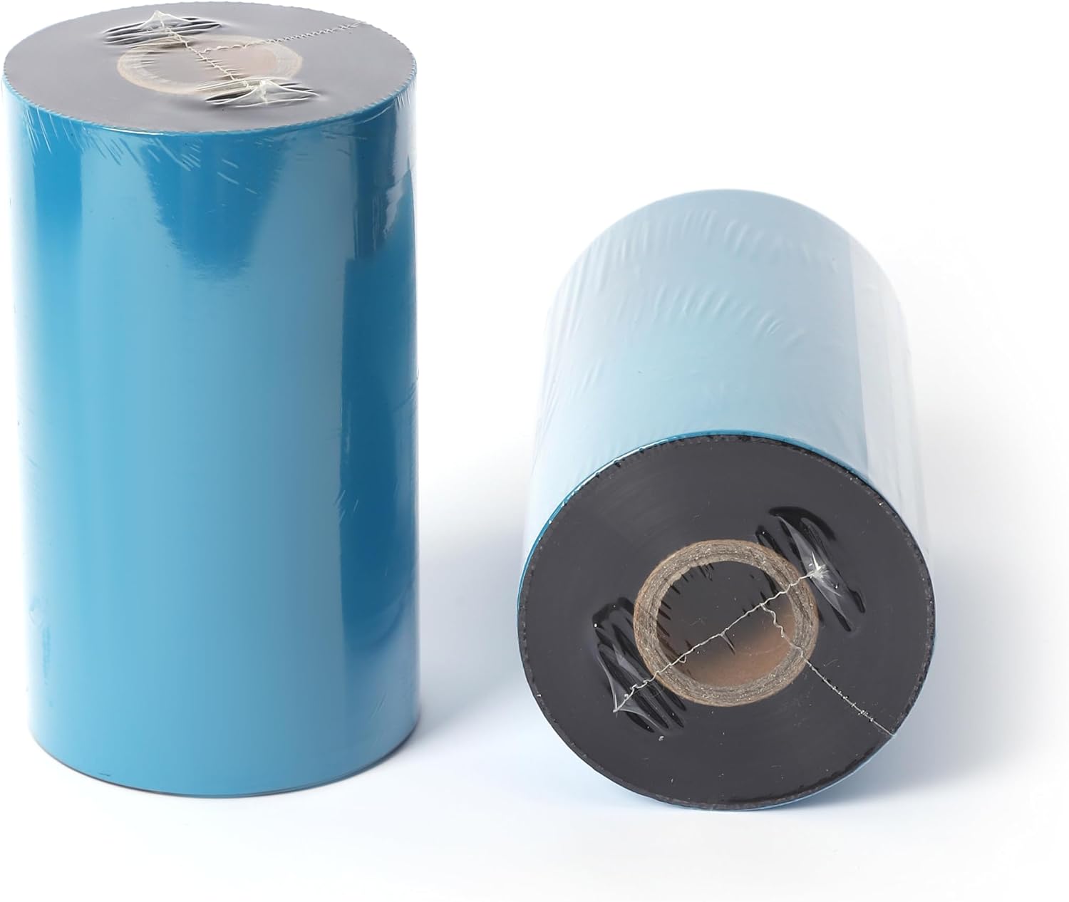 5.12'' x 1476' Premium Resin Enhanced Wax Ribbon, 130mm x 450m Black Thermal Transfer Ribbon, Barcode Thermal Label Printer Ribbon, CSO-Ink Outside, 1'' Core for Zebra, TSC, GoDex, Citizen (1 Roll)