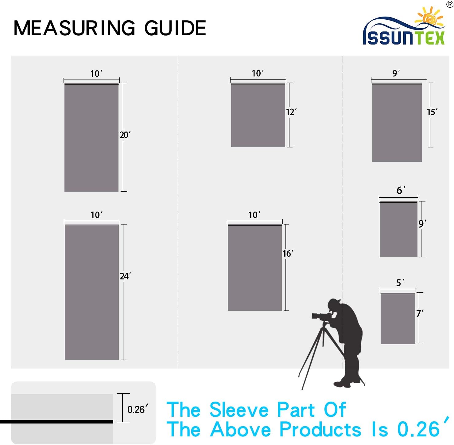 ISSUNTEX 5X7 ft Background Muslin Backdrop, Photo Studio, Collapsible High Density Screen for Video Photography and Television-Gray