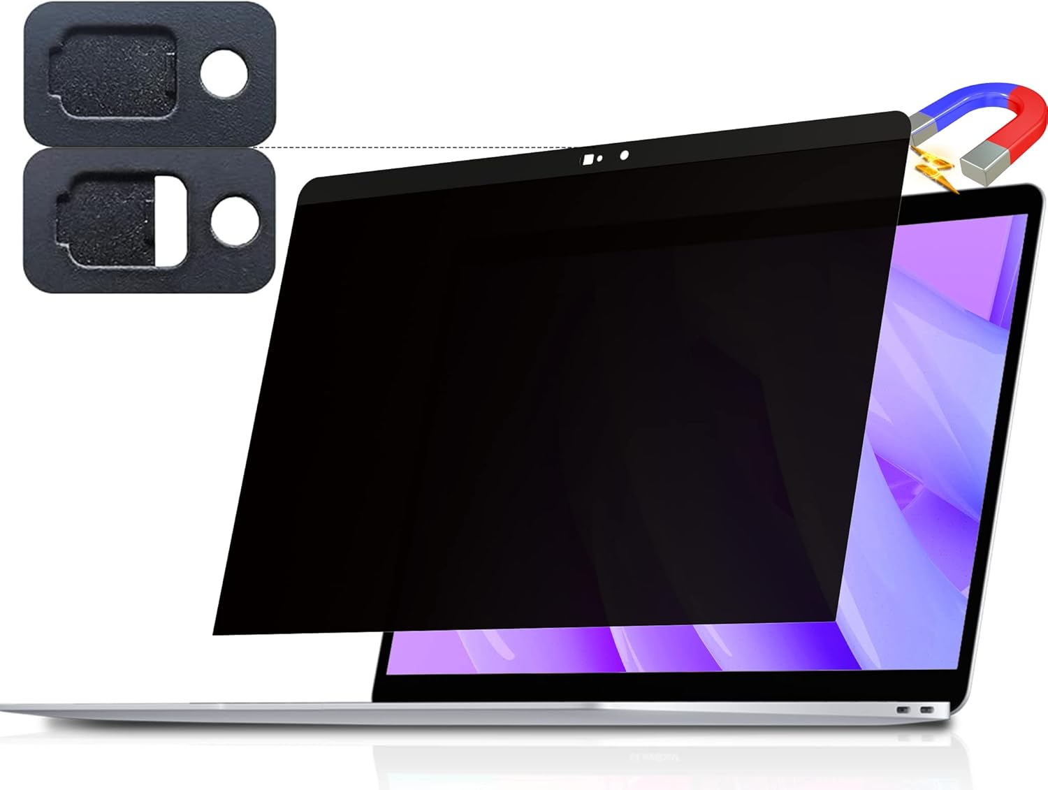 Magnetic Privacy Screen for Macbook 12 Inch (2012-2017), Removable Anti Blue Light Glare Filter Private Matte Screen Protector for Mac 12in Laptop Computer(Model A1534 A1931)