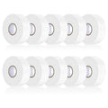 10 Pack White Flagging Tape, Non-Adhesive Plastic Ribbon Neon Marking Roll,1inch*2000ft, Marking Tape for Tree Marking, Hunting, Boundaries and Hazardous Areas,Trail Marking