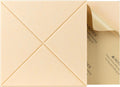 Sonicism 12 Pack X-Lined Acoustic Panels with Self-Adhesive, 12"X 12"X 0.4" Sound Proof Foam Panels, Decorative Soundproof Wall Panels, Sound Absorbing Tile for Home & Offices, Pale Apricot