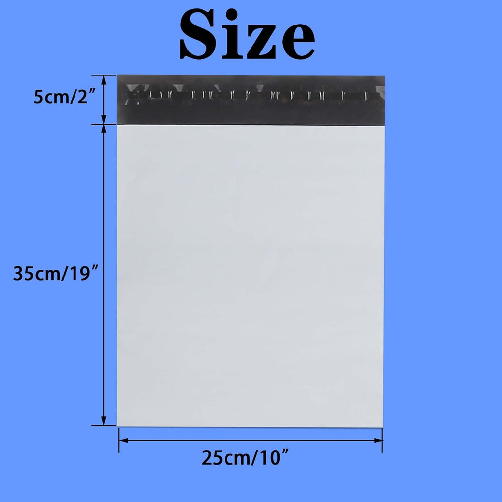 newlng Poly Mailers Shipping Bags Mailing bags 10x13"/250x350mm White Shipping Envelopes Self-sealing Adhesive Waterproof and Tear-Proof Packaging Bags poly bag for Clothing Books Gift 30pcs