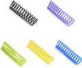 Rayson 5/8" Plastic Coil Binding Spines, 15.9mm Multicolored Spiral Binding Coil 140 Sheet Capacity, 4:1 Pitch - 100/Box for Business and Educational Purposes