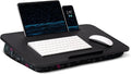 Lap Desk - Portable Laptop Stand & Desk, Fits Up to 17.3 in, Washable Cushion, Built-in Phone Holder & Mouse Pad - Gaming, Eating, Writing, Working on Bed, Couch,Floor - L.DOCTOR(Large, Crown Skull)