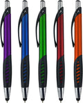 Stylus Pen, 2 in 1 Capacitive Stylus & Ballpoint Click Pen with Comfort Grip for Universal Touchscreen Devices, Tablets,iPad, iPhone 6,6 Plus, iPod, Android,Samsung Galaxy (Metallic 5 Pack)