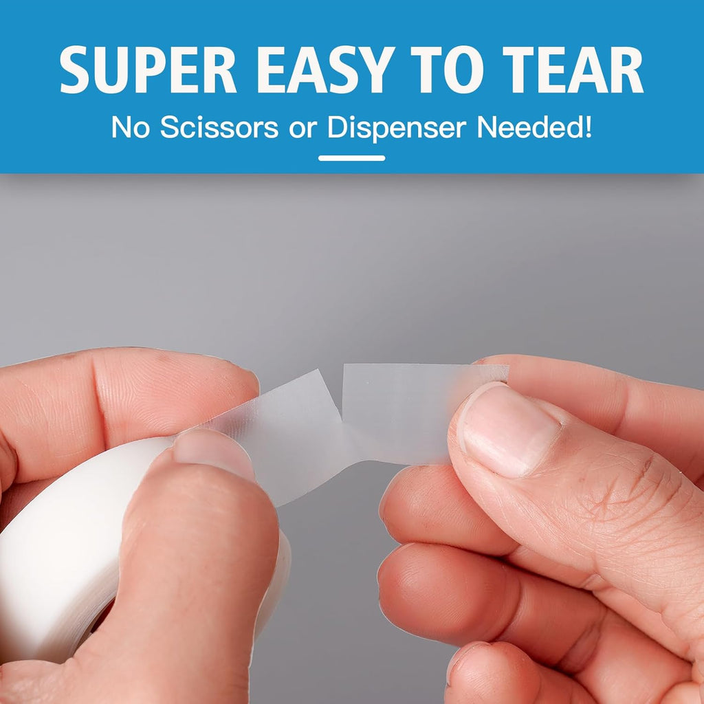 FeFu 16 Rolls Invisible Tape Refills 3/4 Inch X 1000 in, Translucent Tape for Dispenser Refill 1 Inch Core Easy Tear