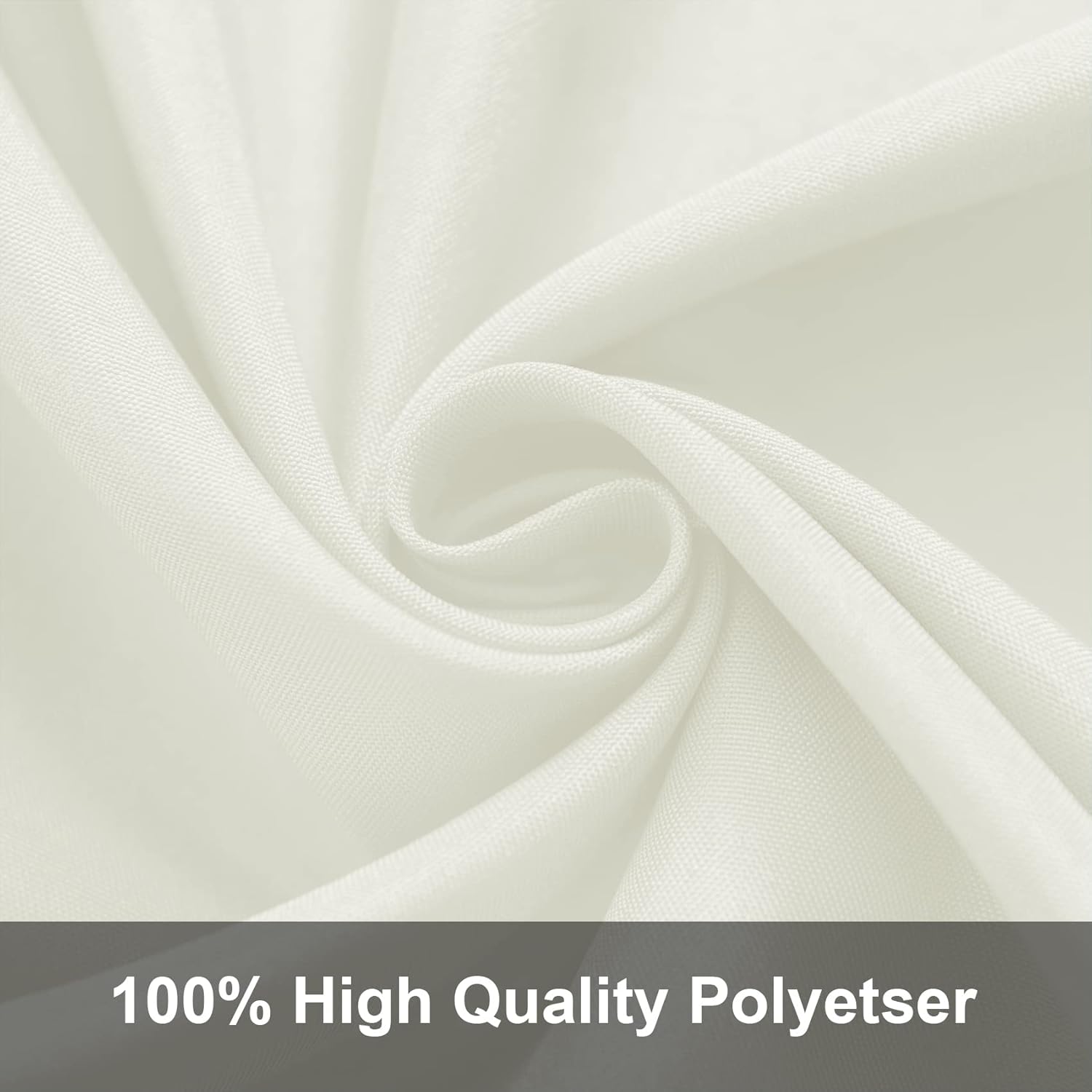 Joccun 6X9FT Ivory Backdrop Background for Photography,Polyester Backdrop Curtain Background Screen for Photography,Photoshoot,Video Recording,Studio(6X9ft,Ivory)