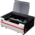 Monport Reno Pro 45W Desktop CO2 Laser Engraver＆Cutter,16x12 Workbed Laser Engraving Machine with New Semi-Autofocus, Control Panel, 2 Working Platforms, Z-axis Adjustable for Wood Acrylic Glass More