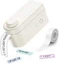 Makeid L1 HD Label Maker Machine with Tape - Portable & Rechargeable Label Makers Compatible with 9 12 16mm Waterproof Tape - Mini Bluetooth Labeler for Organizing Office Home School - 300DPI
