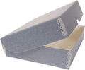 Gaylord Archival Blue/Grey Clamshell Preservation Box - 10 1/4W x 12 1/4L x 3" H