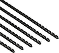 Yunsailing 150 Pack Plastic Binding Combs Plastic Binder Comb Ring 19 Ring Binding Spines Letter Size Spiral coils for Notebook Calendar(1/4 in,Black)
