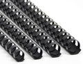 Rayson CR16202225BK Plastic Binding Combs 5/8 in. 13/16in, 7/8in, 1in, 19-Ring Letter Size, Black Comb Binding Spines, Multi-Size Pack of 40