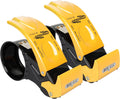 Packing Tape Dispenser Gun 2-Inch, 2 Pack Metal Tape Gun with Safety Protection, 3-Inch Inner Paper Core