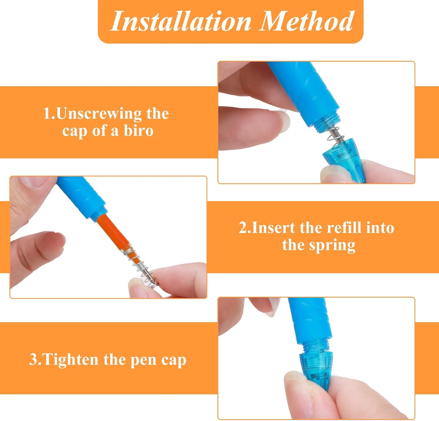 0.7 mm Erasable Gel Ink Pen Refills Compatible with Frixion Friction, Smooth Writing Multicolor Retractable Fine Point Pen Refill for School Office Home Art (8 Colors, 40)