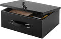 xydled Fire Resistant Safe Fire Safe Box with Key Lock for Home Office Security Storage for Valuables Documents,13.2"x 11"x 5.1" Inch,Black
