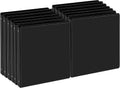 0.5-inch 3-Ring Binder, 1/2 Inch Round Ring Binder with 2 Inside Pockets, 12 Pack Black Binders, Clear View Cover Binders Holds 8.5'' x 11''Paper for Office/Home/Back to School