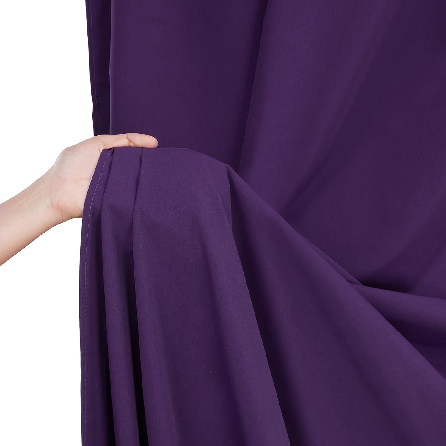 Purple Backdrop Curtains: 6 Panels 5ft x 10ft Polyester Photo Backdrop Drapes - Halloween Party Photography Background Decorations