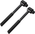 2 Pieces Turntable Stylus Cleaning Brush, Vinyl Record Cleaning Brush Needles Carbon Fiber Vinyl Record Cleaner Anti-Static Stylus Cleaner Brushes for Records Needles Cleanings Dirt and Dust, Black