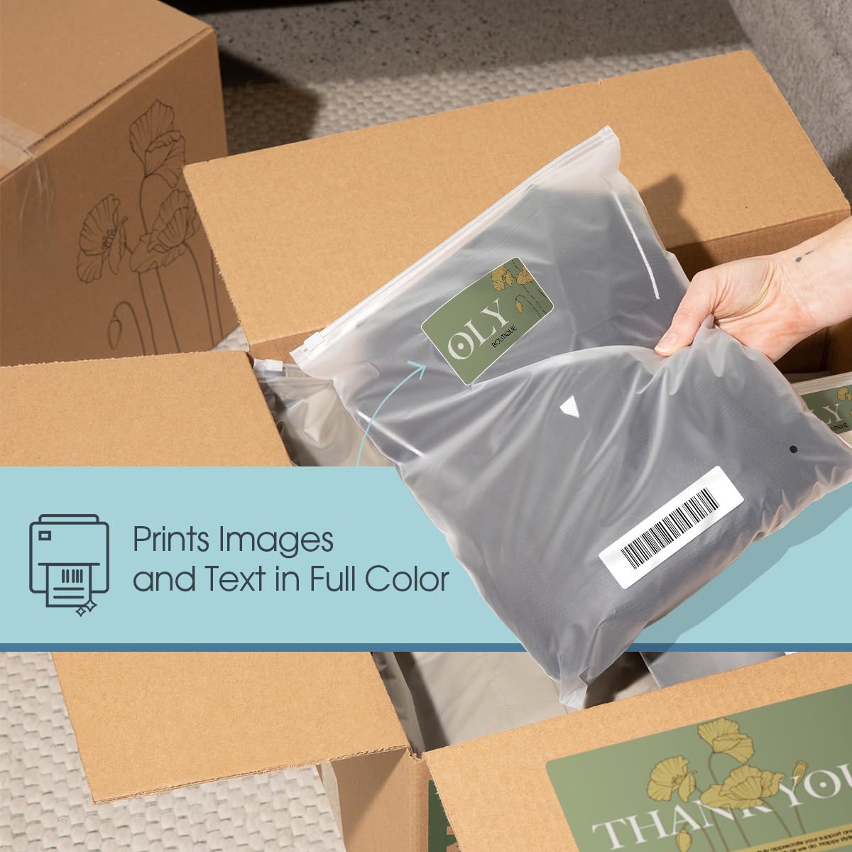 1 3/4" X 2/3" Matte White Return Address Labels Compatible with Inkjet and Laser Printers - 500 Sheets, 30000 Small Printable Stickers for Mailing, Barcodes, Organization - Spartan Industrial