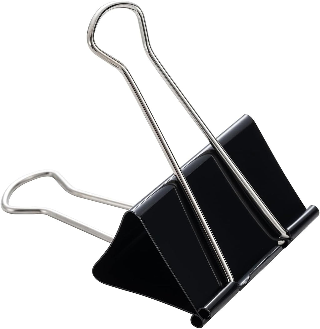 Jumbo Binder Clips 3 Inch, Black, Binder Clips Extra Large Heavy Duty for Office Supplies (36)