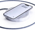 Einova Classic Stone – Marble Wireless Charging Pad Designed in Italy, Integrated 6 ft USB-C Cable, Smartphones, Wireless Earbuds, Smartwatches – White Carrara Marble