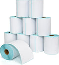 L LIKED 10 Rolls 4" x 6" Thermal Labels with 250 Labels/Roll - Compatible with Zebra & Rollo Printer Blank Direct Thermal Shipping Labels