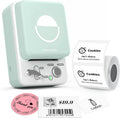 SUPVAN T50M Plus Bluetooth Label Maker Machine with Tape, High Printing Clarity, Versatile App with 40+ Fonts and 450+ Icons, Inkless Labeler for Business, Home, Office Organization, Green