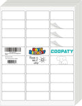 Coopaty 1" X 2-5/8" inch Shipping Labels, 30 Up FBA Barcode Address Mailing Label White Blank for Laser Inkjet Printer (1000 Sheets, 30000 Labels)