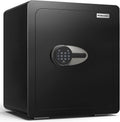 BONANO 2.2 Cub Safe Box, Home Safes Lock Box with Mute Function & Touch Screen Keypad, Money Safe with Removable Shelf & Led Light, Wall or Floor Mounting Safes for Home Office
