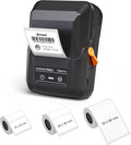 SUPVAN T50M Pro Bluetooth Label Maker Machine with 3 Tapes, Wide Waterproof Label, Versatile App with 40 Fonts and 450+ Icons, Inkless Labeler for Home, Kitchen, School, Office Organization, Black