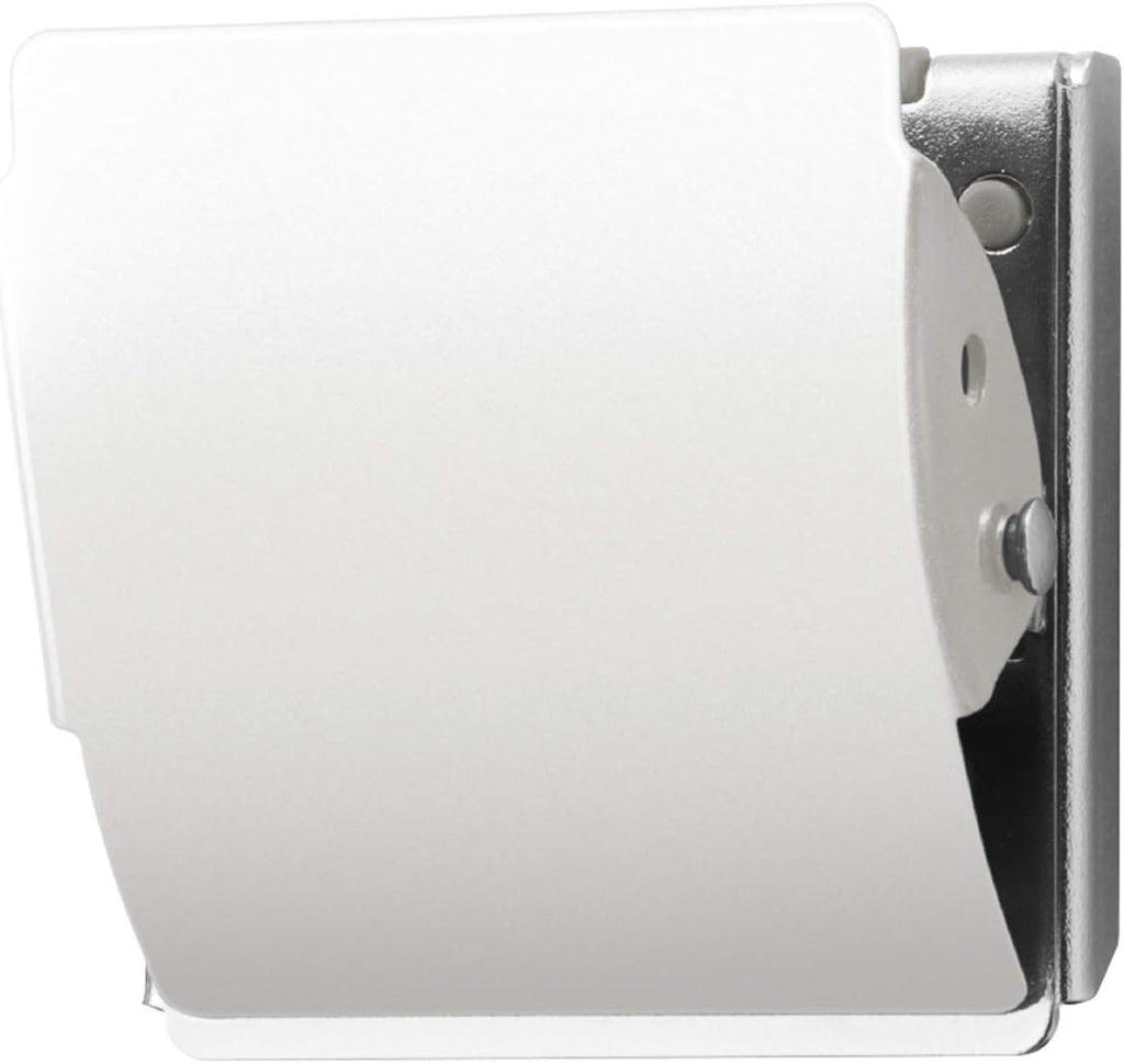 Plus Extra Strong Magnetic Clips, Large White, 3-Pack