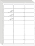 1" x 2-5/8" Address Labels 900 Labels Sticker Paper for Laser/Ink Jet Printer mailing Labels 8.5"×11" White 30 per Sheet