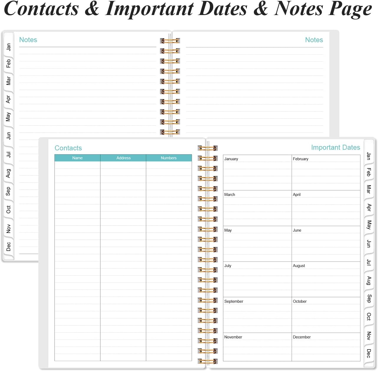 (3-Pack) 2026 Planner - A5 Weekly & Monthly Planners Spiral Bound, January 2026 - December 2026, 2026 Planner with Flexible Cover, Tabs, Inner Pocket, 6.4" x 8.5", Pink