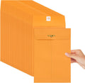 Teling 50 Pcs 5 x 7.5 Manilla Envelopes Clasp Kraft Catalog with Closure for Storing Mailing 28 lb Kraft Envelope Paper for Office Document School Business Home