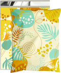 Colorful Leaves Poly Mailer 6x9 Inch 100 Pcs, Waterproof Shipping Bags for Clothing, Tear-Resistant Mailier Bags, Strong Mailing Bags with Self-Seal