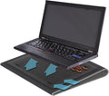 Targus 17 Inch Dual Fan Lap Chill Mat - Soft Neoprene Laptop Cooling Pad for Heat Protection, Fits Most 17" Laptops and Smaller - USB-A Connected Dual Fans for Heat Dispersion (AWE55US)