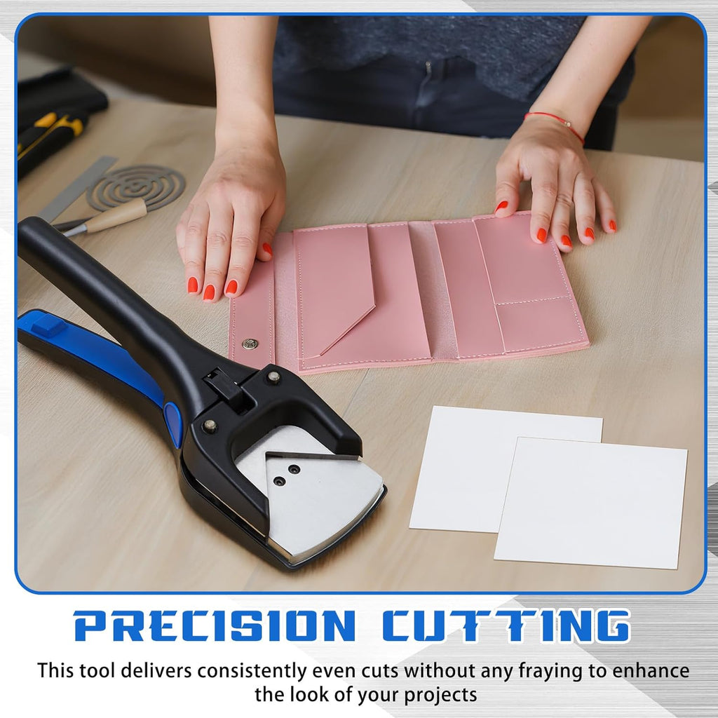 Lasnten Corner Rounder Punch, 2mm Radius (6/64") Hand Tool Cutter Applied for PVC Card Cutting, Heavy Duty Rounded Edge Circle Rounding Maker Clipper