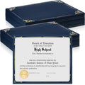 Fainne 250 Pcs Certificate Holder Foil Border Bulk 8.5 x 11 Inch Single Sided Award Diploma Cover for Letter Size Cardstock Document Paper Graduation School Marriage Supplies