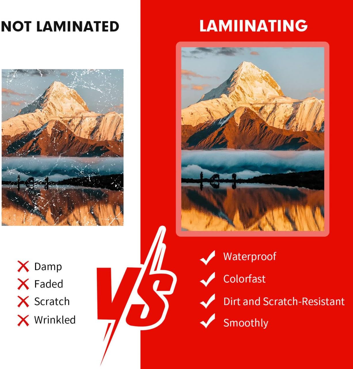Laminating Sheets, 600 Pack Clear Thermal Laminating Plastic Paper Laminator Sheets, 9 x 11.5-Inch, 3mil, Ideal Office or School Supplies