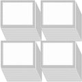 200 Sheet Silver Foil Award Certificate Paper Bulk 8.5 x 11 in for Printing Customizable Blank Cardstock Silver Border Certificate Laser and Inkjet Printer Friendly for Graduation Diploma Achievement