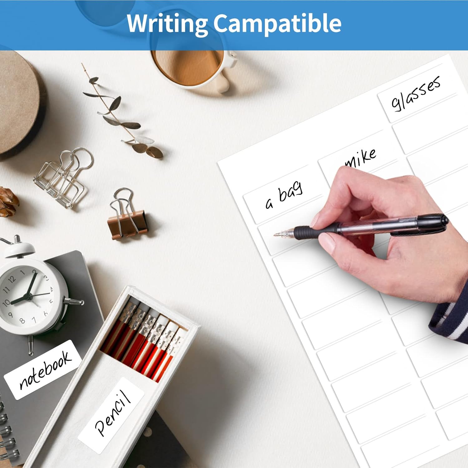 BESTEASY 30-up 500 Sheets 1" X 2-5/8" Address Shipping Labels for Laser and Inkjet Printers, FBA Product Labels (15000 Labels)