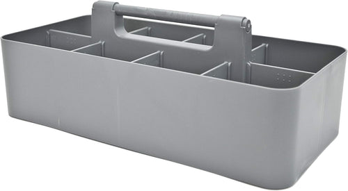 -Large Carry Caddy Bin Basket Portable Office Desk Storage DIY- MADE IN USA (Orion Gray)