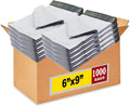 iMBAPrice 6x9 Inches White Poly Mailers, 1000-Pack Small #1 White Color Poly Mailing Shipping Envelopes Bags, Self Seal Adhesive Waterproof and Tear Proof (Total 1000 Bags) in Bulk